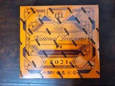 2021 Panini National Treasures Collegiate Football Hobby Box Sealed
