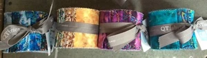 KASHMIR STRIPPIES 12 PCS 2.5" STRIP ROLL BY QT FABRICS - 4 COLORS TO CHOOSE FROM - Picture 1 of 6