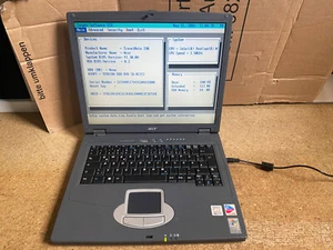 Acer Travelmate 290 Laptop (Pentium M 1.5GHz, 512MB RAM) für Bastler - Bild 1 von 9