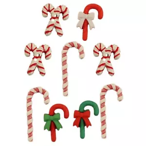 Buttons Galore and More Candy Cane Lane Buttons - 9pk - Picture 1 of 1