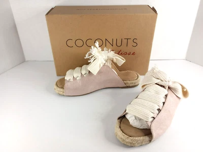 COCONUTS BY MATISSE PORTSIDE PINK SANDALS - Womens Size 7M - New In Box Slides - Image 1 of 4