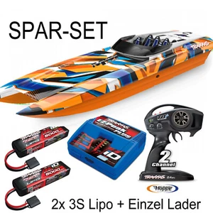 Traxxas TRX57046-4ORNGR Catamaran Dcb M41 Bateau de Course Orange Spar-Set 1 - Photo 1/4