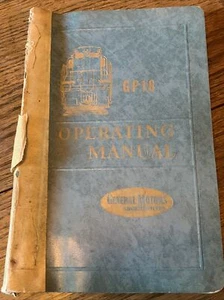 EMD OPERATING MANUAL Diesel LOCOMOTIVES GP18 1960 RR Electro-Motive - Picture 1 of 7