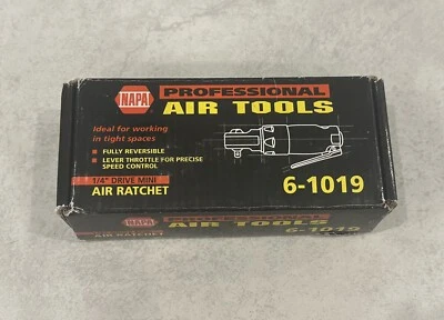 Napa Herramientas Aéreas Profesionales 1/4" Drive Mini Trinquete de Aire Resistente 6-1019 NUEVO Foto 1 de 4