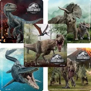 20 Jurassic World Dinosaurier Aufkleber Party Gefälligkeiten Belohnungen gefallenes Königreich - Bild 1 von 1