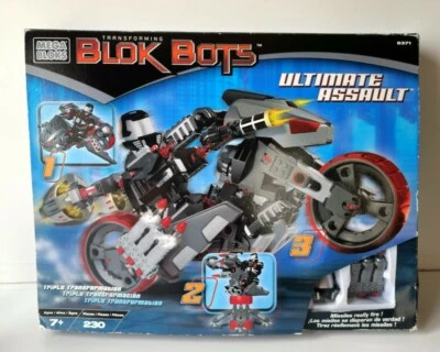 Mega Bloks Ultimate Assault 9371 Transforming Blok Bots *New Open Box* - Image 1 of 2