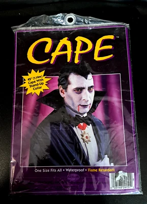  Capa Drácula 45” Nueva por Funworld Pascua Ilimitada Halloween Nuevo de Lote Antiguo Foto 1 de 4