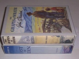 easton press FIRST EDITION LIBRARY Grape of Wrath & East of Eden -John Steinbeck - Imagen 1 de 2