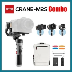 ZHIYUN CRANE M2S Combo 3-Axis Stabilizer for Mirrorless Camera DSLR Smartphones - Picture 1 of 12