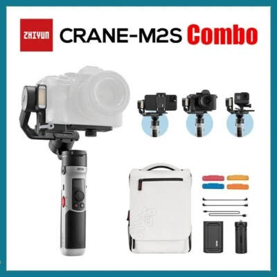 ZHIYUN CRANE M2S Combo 3-Axis Stabilizer for Mirrorless Camera DSLR Smartphones - Image 1 of 4
