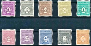 France, Arc-de-Triomphe Definitives 1944, MLH-Sc. 475-476h, Lot 372 - Picture 1 of 1