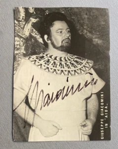 GIUSEPPE GIACOMINI (†2021) Klassik Oper signed Autogrammkarte 11x15 Autogramm - Picture 1 of 2
