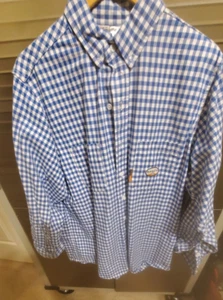Camisa de trabajo Rasco para hombre FR estampado a cuadros manga larga con botones - Hombres XL - Imagen 1 de 4