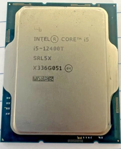 Intel Core i5-12400T 12th Gen @1.80GHz 6-Core CPU LGA1700 Socket SRL5X - Afbeelding 1 van 1
