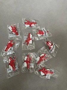 FW19 Supreme Box Logo Promo Army Man Parachute Plastic Toy White Red - Picture 1 of 2