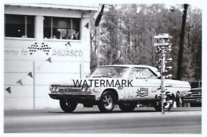 1960s Drag Racing-Sonny Freeman's 1964 S/Stock Plymouth "PINK PANTHER"-AQUASCO