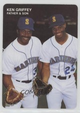 1991 Mother's Cookies Sr/Jr Father & Son Food Issue Ken Griffey Jr #3