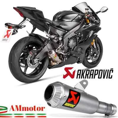 Akrapovic Yamaha R6 2019 Yzf 600 Exhaust Motorcycle Slip-On GP Titanium Racing - Image 1 of 4
