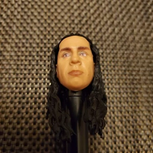 Mattel WWE Elite Bret Hitman Hart (sin pelo en la cara) cabeza esculpida forraje personalizado - Imagen 1 de 1