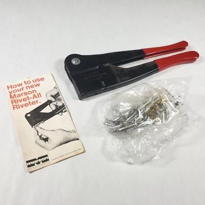 Pistola remachadora Marson-todo remachadora pop modelo no. CT-1 + Remaches e instrucciones Foto 1 de 4