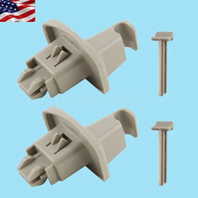 2 clips de retención de parasol para Chevrolet Express GMC Savana 1500 2003-2014 Foto 1 de 4