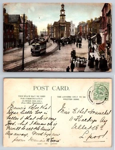 High Street, Newcastle-under-Lyme, Staffordshire - Pub. Schraubenschlüssel, verschickt 1906 - Bild 1 von 1