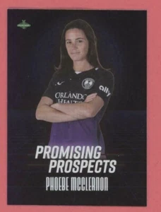 Phoebe McClernon 2021 Parkside NWSL PROMISING PROSPECTS BLUE FOIL Rookie #10 - Picture 1 of 2