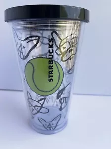 Starbucks 2014 Limited Edition Doodle Dogs Tennisball Cold Cup Tumbler 16oz - Bild 1 von 3
