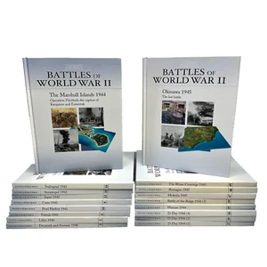 Osprey's Battles Of World War II 18 Volume Hardcover Book Bundle Lot Assorted - Picture 1 of 23