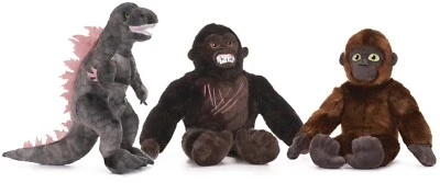 NEU OFFIZIELLES 12" KONG X GODZILLA NEU EMPIRE 30 CM WEICHSPIELZEUG GODZILLA PLÜSCHTIER