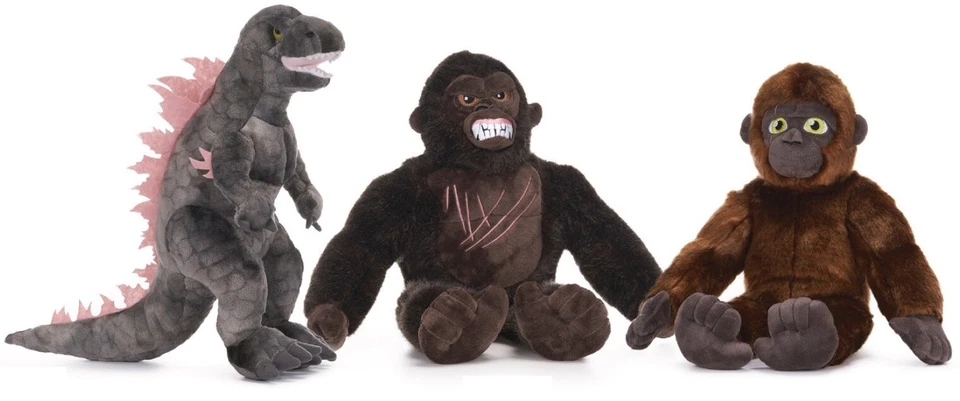 NEW OFFICIAL 12" KONG X GODZILLA NEW EMPIRE 30CM SOFT TOYS GODZILLA PLUSH - image 1 of 1