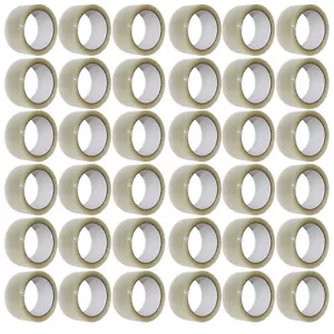 36 x Rollen Paket Klebeband 66m x 48mm Transparent Pack Paketband bänder NEU - Bild 1 von 1
