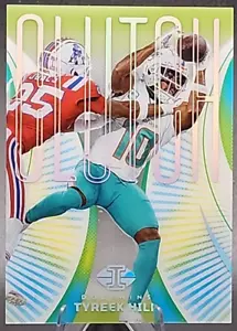 2024 Panini Illusions Tyreek Hill embrague Stardust SP #12 acetato Miami Dolphins - Imagen 1 de 2
