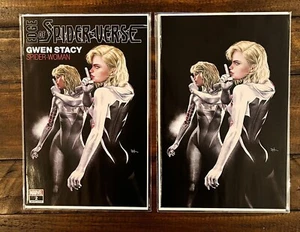 Cómics de EDGE OF SPIDER-VERSE 2 MARCO TURINI COMERCIO EXCLUSIVO Y VIRGEN DE ALTO GRADO - Imagen 1 de 3