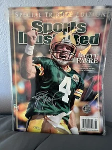 Signed by Brett Favre Sports Illustrated - Picture 1 of 2