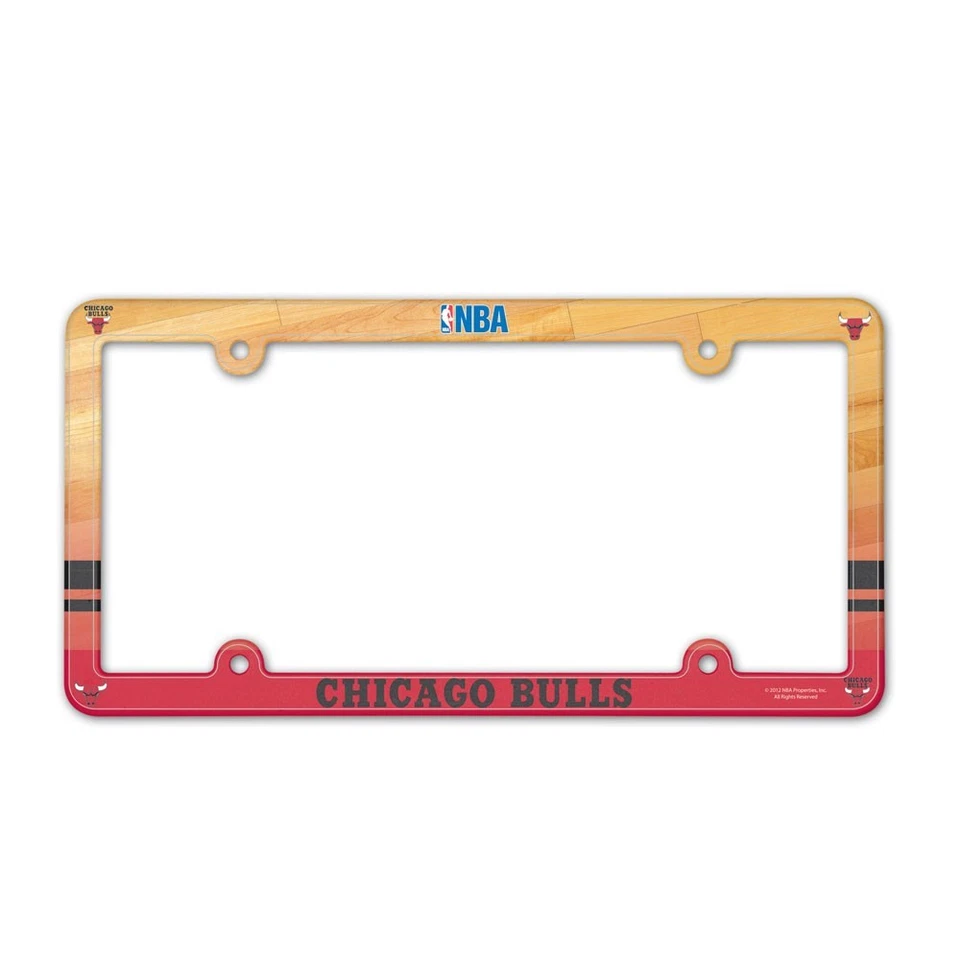 Marco de matrícula de polietileno de la NBA Chicago Bulls Wincraft ¡ENVÍO GRATUITO! Foto 1 de 1