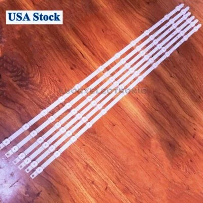 6Pcs LED Strips for Philips 65PFL5602/F7 65PFL4864/F7 65PFL5604/F7 65PFL5504/F7 - Image 1 of 4