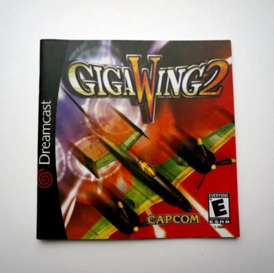 Giga Wing 2 dreamcast manual ONLY READ DESCRIPTION - Image 1 of 4