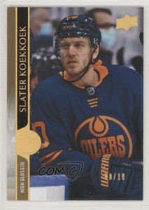 2020-21 Upper Deck Extended Series High Gloss /10 Slater Koekkoek #553