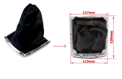 Sacco cambio cuffia cambio rastrello adatto per Ford Focus II Mk2 2004- cromato - Immagine 1 di 4