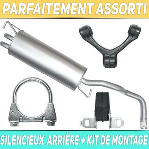 1996-2003 Audi a3 1.6 Système D'échappement Avec Kit de montage échappement 1996-2003 Audi a3 1.6 Système D'échappement Avec Kit de montage échappement