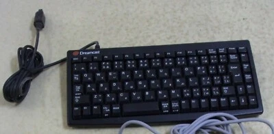 Dreamcast Official KEYBOARD Pure Black HKT-4000 SEGA 3128 Used - Image 1 of 2