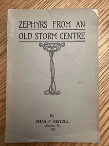 1922 "Zephyrs From An Old Storm Centre" Chas. F. Reitzel antikes Softcover Buch - Bild 1 von 9