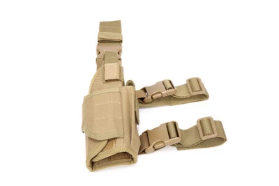 Military Hand Gun Drop Leg Thigh Pistol Holster Pouch Right Left Adjustable Pack - Image 1 of 4