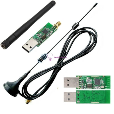 Bluetooth 4.0 CC2531 Zigbee USB Sniffer Packet Protocol Analyzer 8dbi Antenna F - Photo 1/3