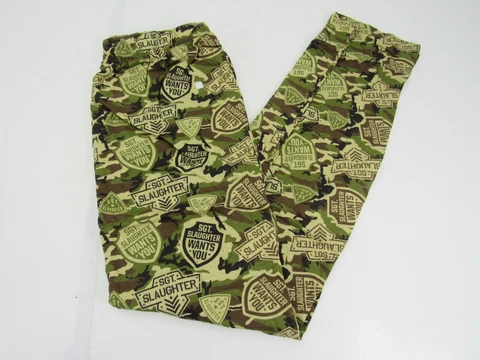 Zubaz Sgt Slaughter Comfy Pant Mens 2XL WWE WCW Pajama Wrestling Legend Lounge Cover