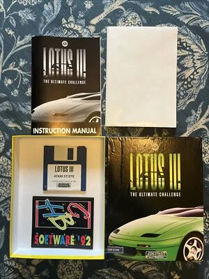Lotus 3 III The Ultimate Challenge - Atari ST - Gremlin - Big Box Complete CIB - Image 1 of 4