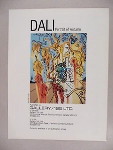 Salvador Dali MAGAZINE AD - 1981 - Picture 1 of 1