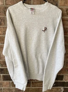Sudadera Vintage Años 90 HECHA EN EE. UU. KSTP 1500 AM Radio Cuello Redondo Doble Cara - Imagen 1 de 6