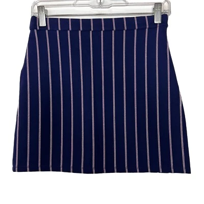 Forever 21 Pencil Skirt Women's Small Above Knee Striped Lightweight Stretch - Image 1 of 4
